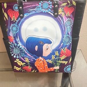 Loungefly Coraline Garden Glow Tote